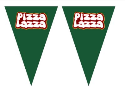 Üçgen Zincir Bayrak 10m resmi