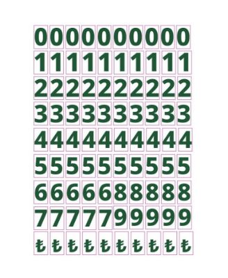 Fiyat Stickerı_Su Tabanlı resmi