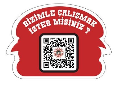 Cam Sticker -Bizimle Çalışmak İster misiniz? resmi