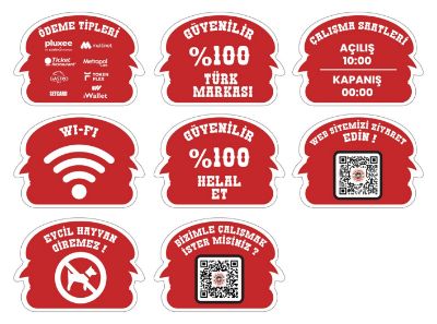 Cam Sticker - SET resmi