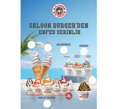 Dondurma  Kağıt Poster - Milkshake'siz   resmi