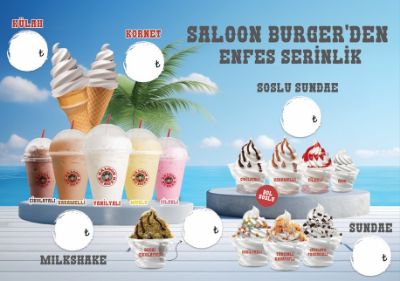 Dondurma Cut-Out_Milkshake'li - Yatay resmi