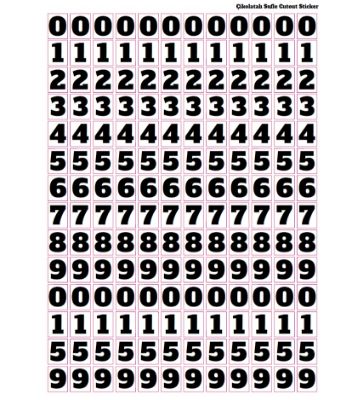 Sufle Cut-Out -Fiyat Sticker resmi