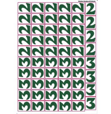 Fiyat Sticker -2 -3 / Menuboard  resmi