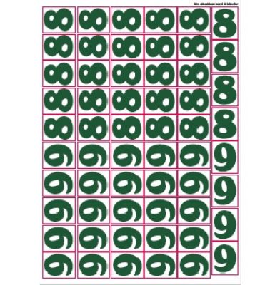 Fiyat Sticker -8 -9 / Menuboard   resmi